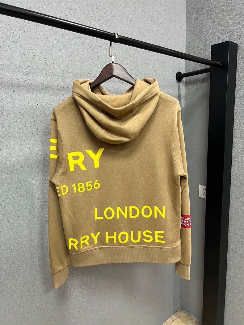 Burberry Burberry Burberry Khaki Color Hoodie with Print-2507 Size S / US 4 / IT 40 - 2 Thumbnail