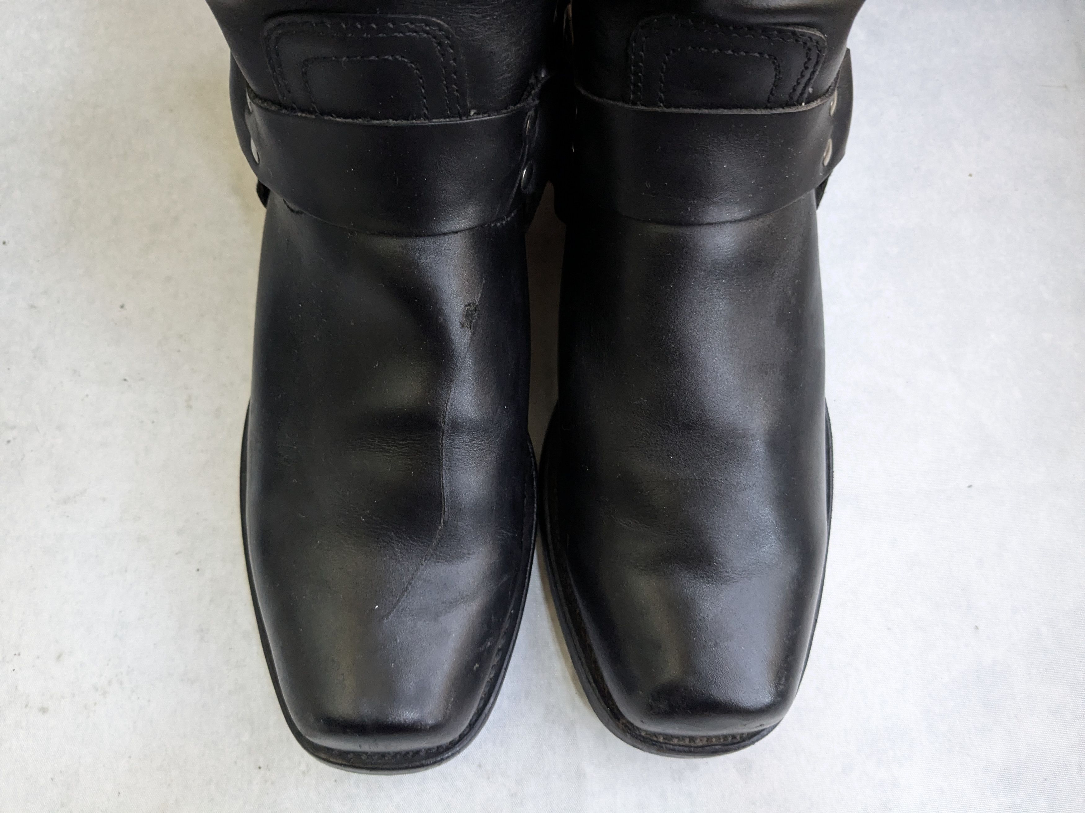 Frye Frye Harness Boots Black Leather 10 M Buckle Size US 10 / EU 43 - 3 Thumbnail