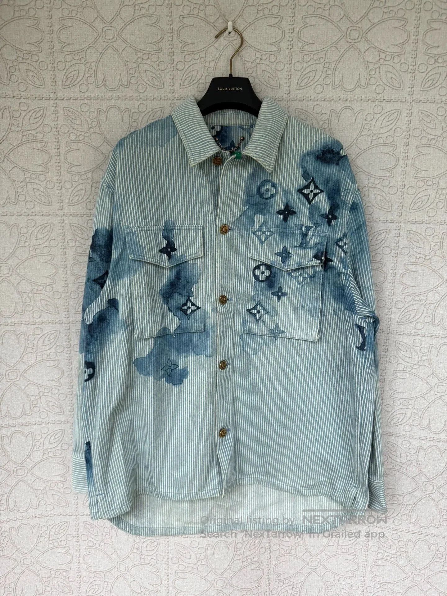 Louis Vuitton louis vuitton water ink denim jacket size L. Size US L / EU 52-54 / 3 - 1 Thumbnail