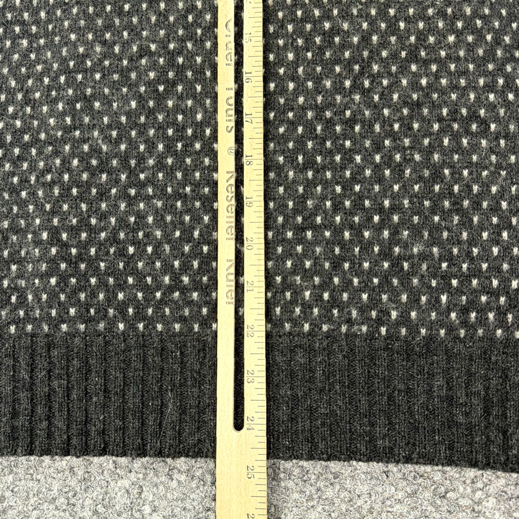 JCPenney VINTAGE The Fox Sweater JCPenney Sweater Mens XL Gray Wool Blend Knit 80s Size US XL / EU 56 / 4 - 7 Thumbnail