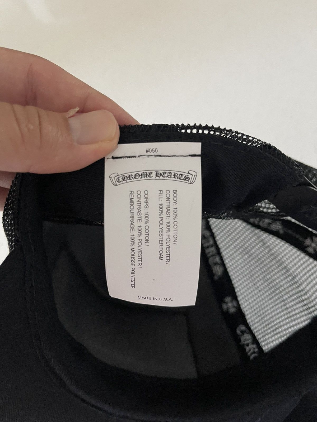 Chrome Hearts Chrome Hearts Miami Black Trucker Size ONE SIZE - 6 Thumbnail