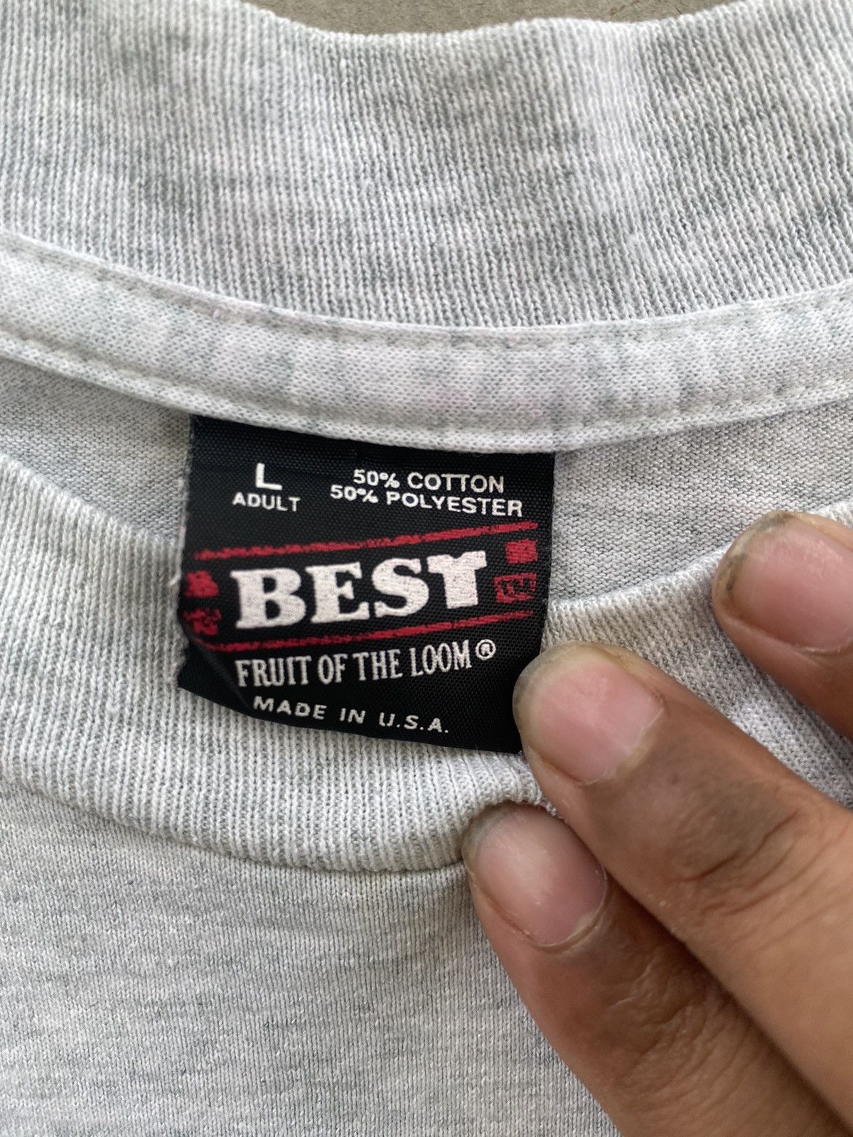 Fruit Of The Loom × Vintage VINTAGE NIKE AMERICA LUNG ASSOCIATION TEE Size US L / EU 52-54 / 3 - 4 Thumbnail