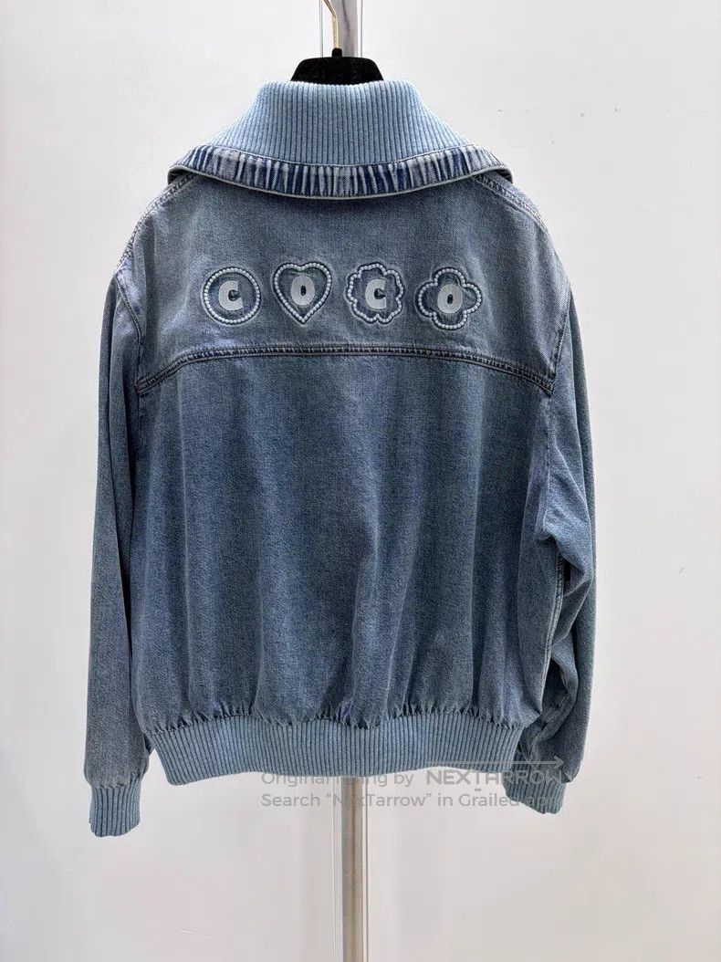 Chanel Chanel Coco beach series denim jacket Size XXS / US 00 / IT 34 - 2 Thumbnail