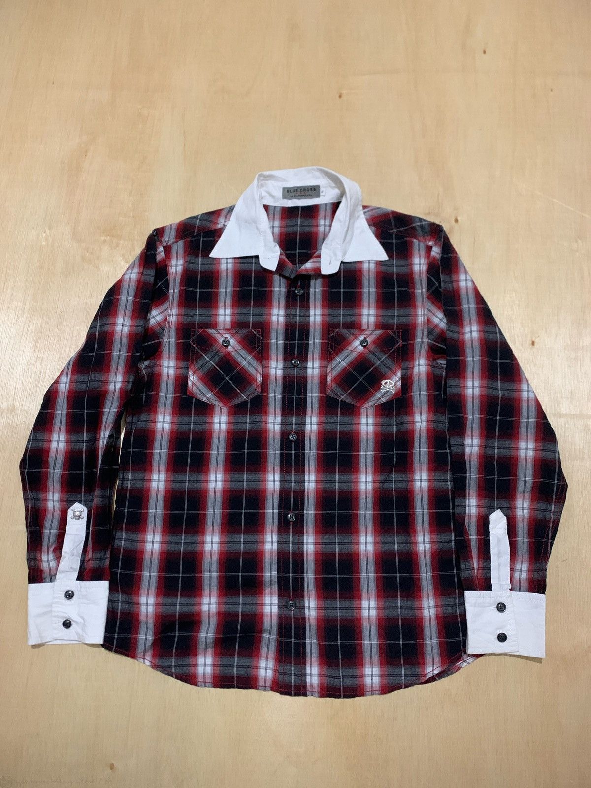Hysteric Glamour × If Six Was Nine × Japanese Brand Blue Cross California U.S.A Shirt button up Size US M / EU 48-50 / 2 - 1 Thumbnail