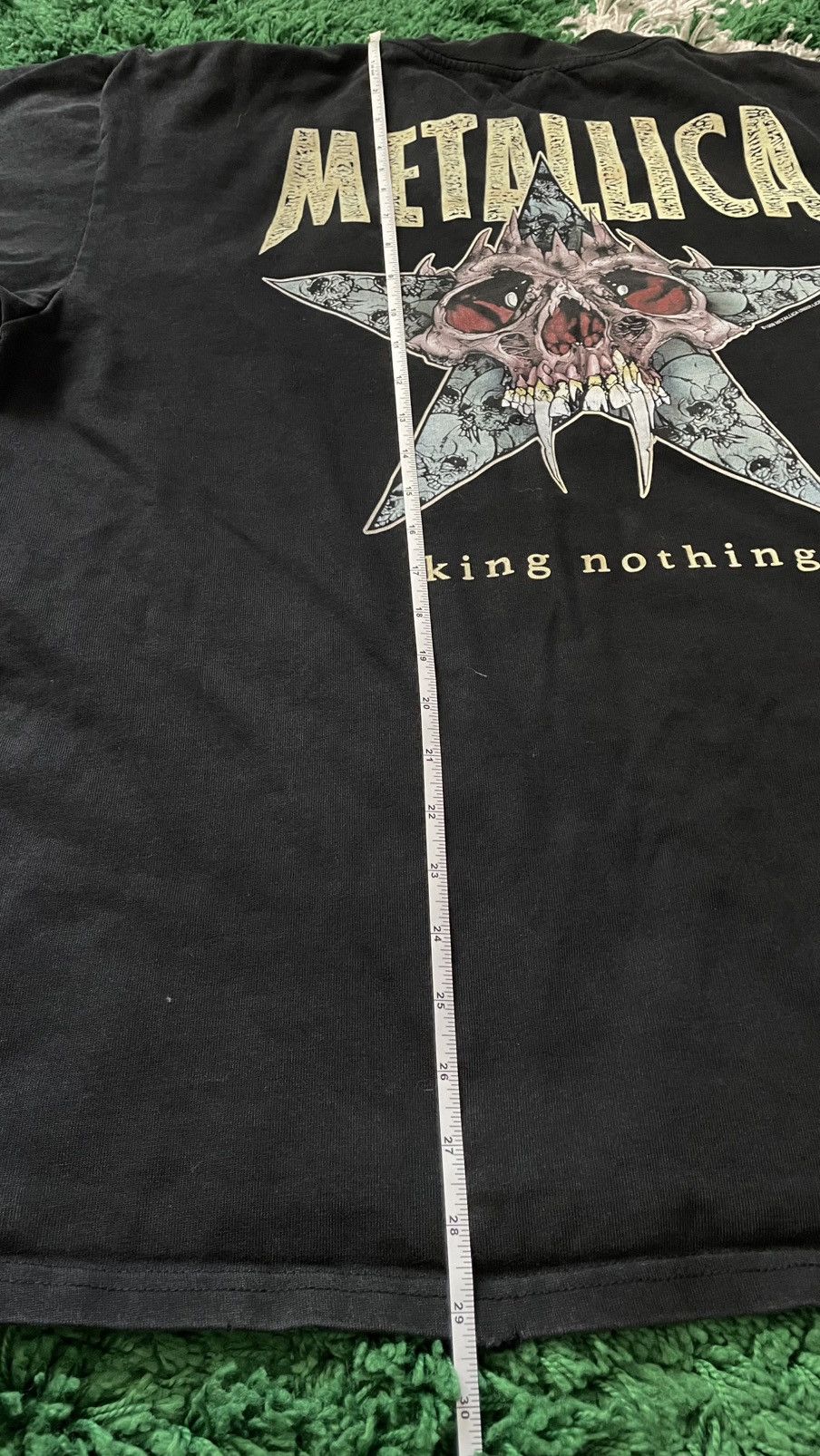 Metallica King nothing pushead careful wish oversized rock bootleg Size US XL / EU 56 / 4 - 8 Thumbnail
