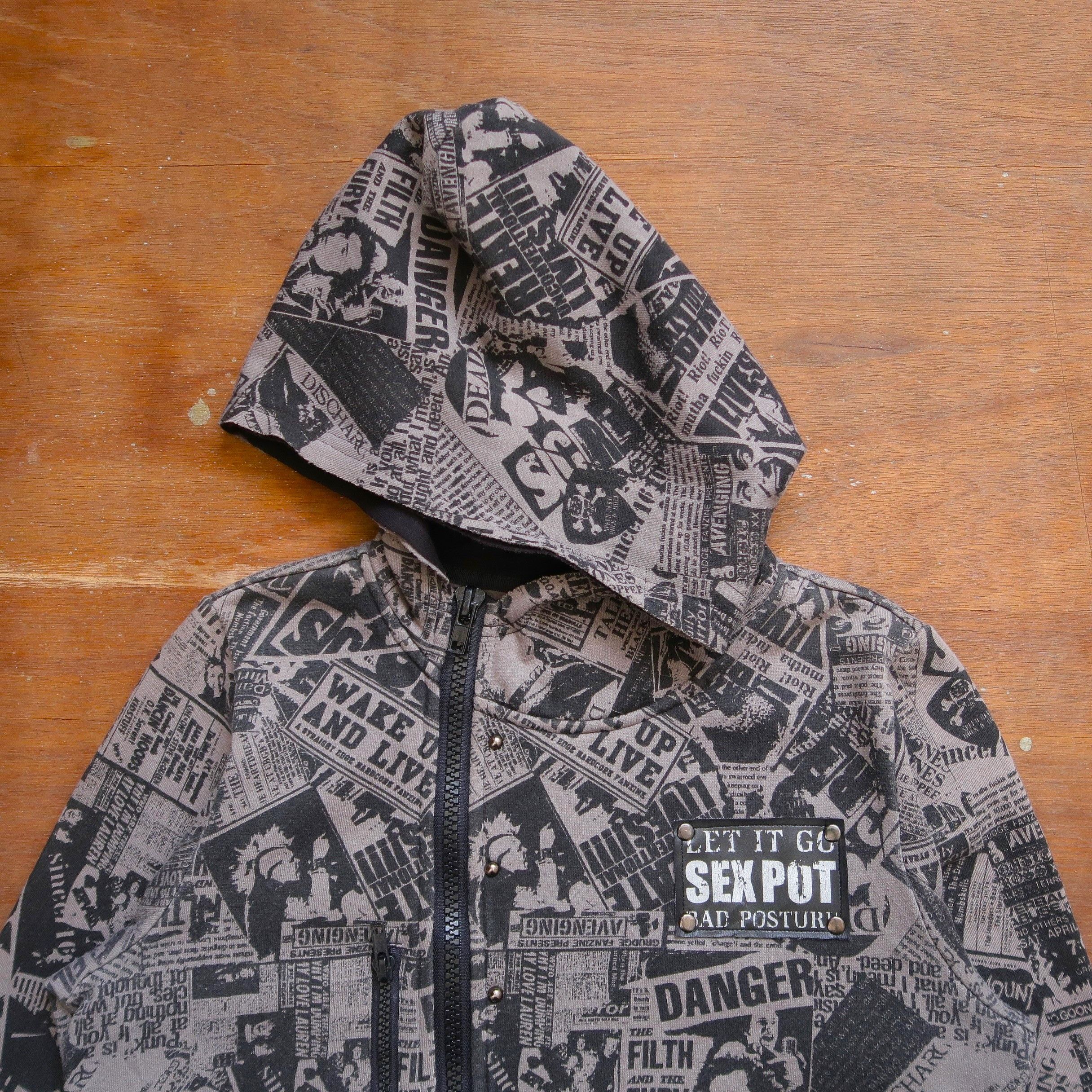 Sex Pot ReVeNGe 1990s Sex Pot Revenge Asymmetrical Hoodie Zip Size US M / EU 48-50 / 2 - 3 Thumbnail