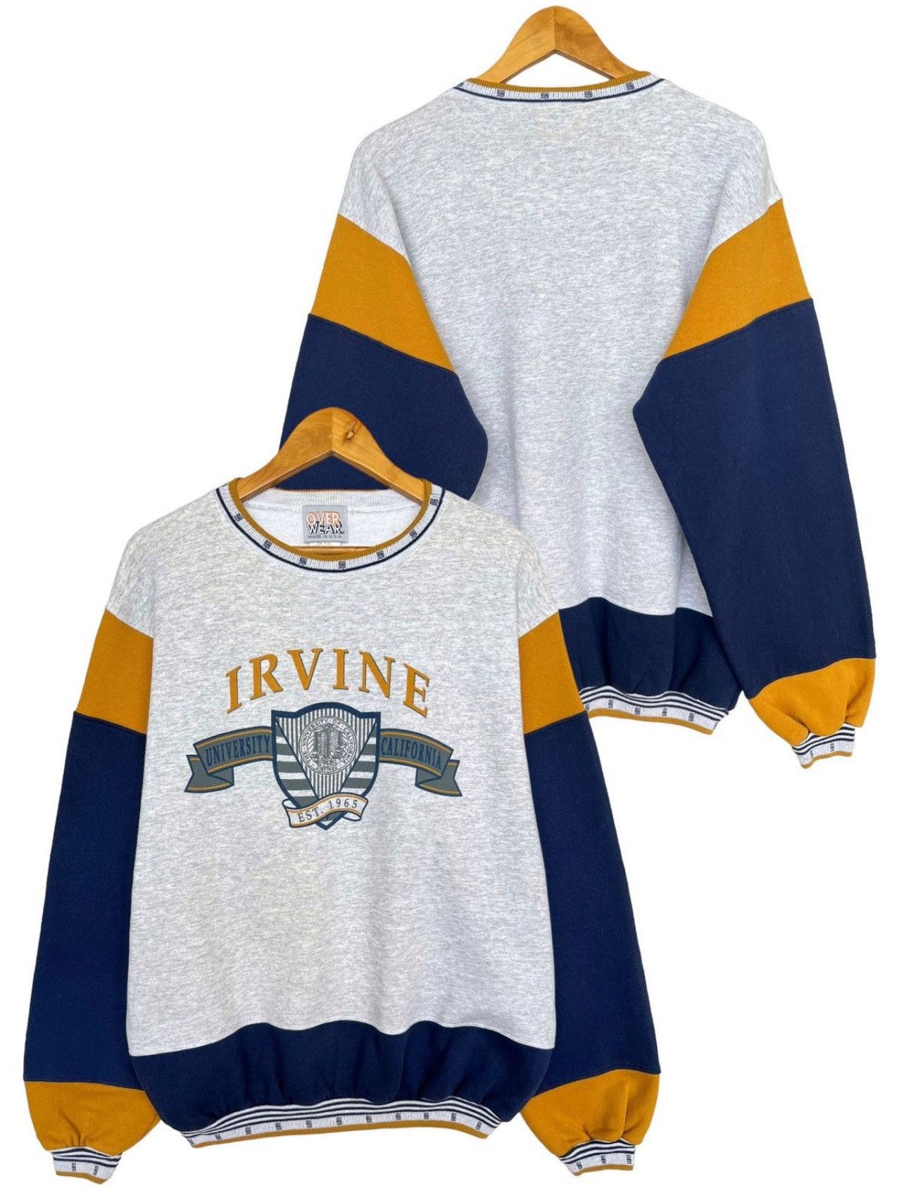 Vintage Vintage 90s Irvine UCLA Sweatshirt Irvine University Sweater Size US L / EU 52-54 / 3 - 1 Thumbnail
