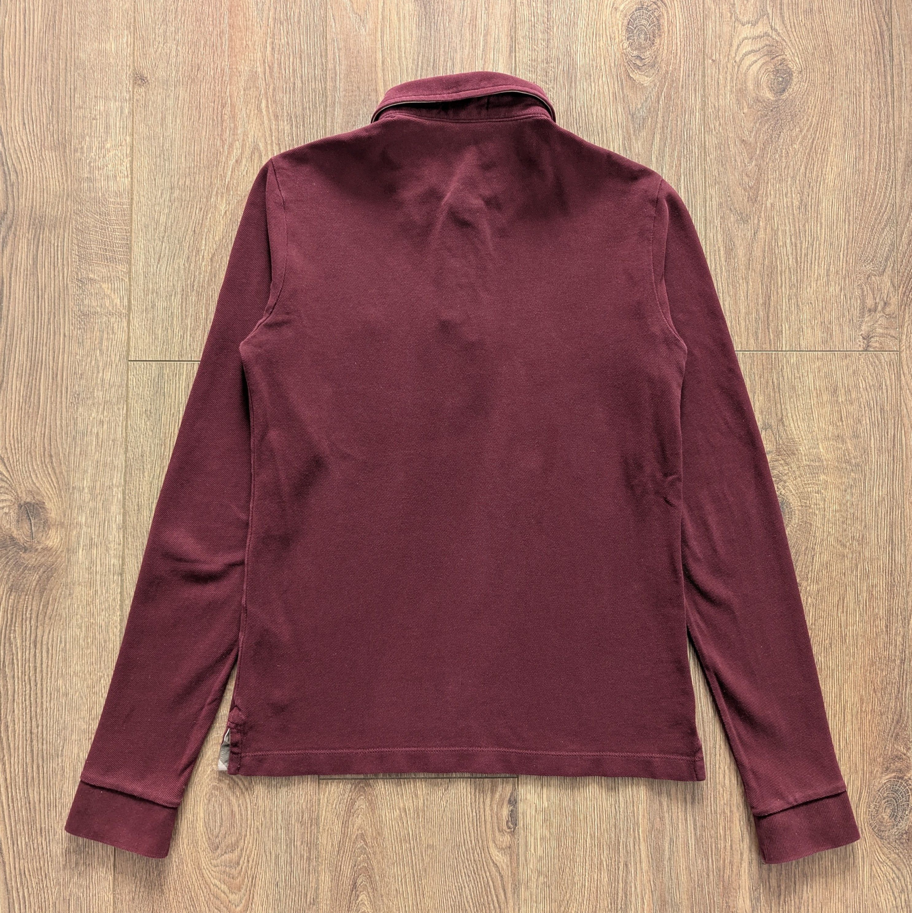 Burberry Burberry Brit Polo Long Sleeve Size XS 100% Cotton Luxury Size US XS / EU 42 / 0 - 12 Thumbnail