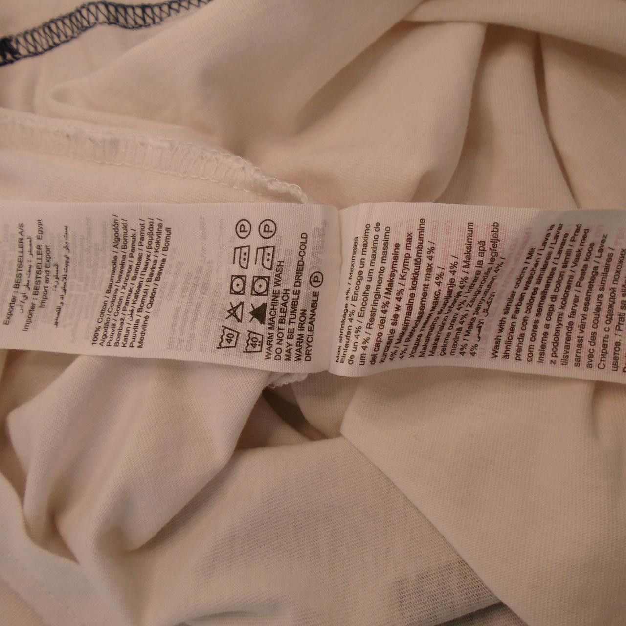 Jack & Jones Men's T-Shirt Jack & Jones. White. S. Used. Good Size US S / EU 44-46 / 1 - 12 Thumbnail