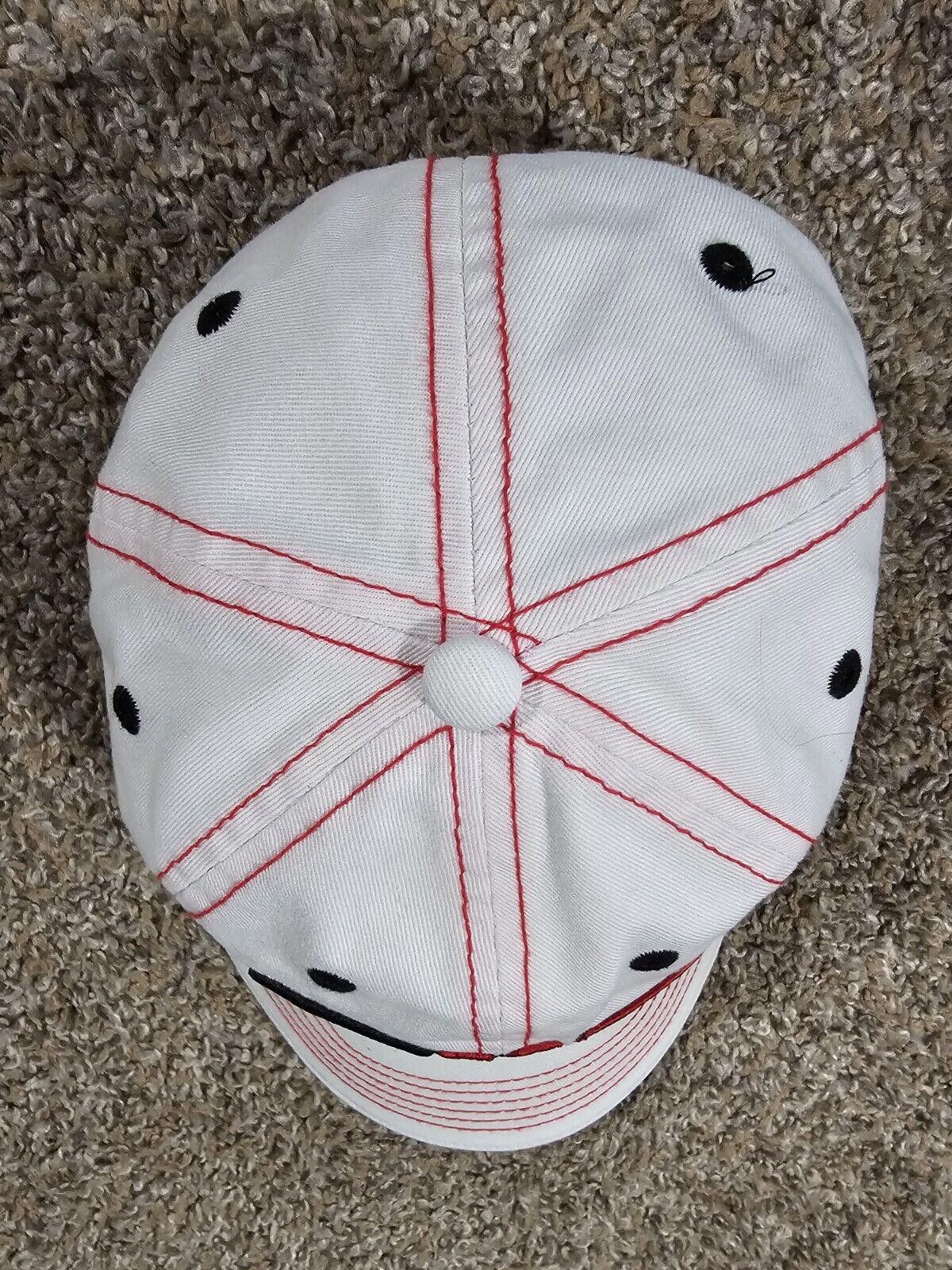 Designer Triton Boats White Fishing Angler Hat - OSFA Red Stitch Size ONE SIZE - 5 Thumbnail