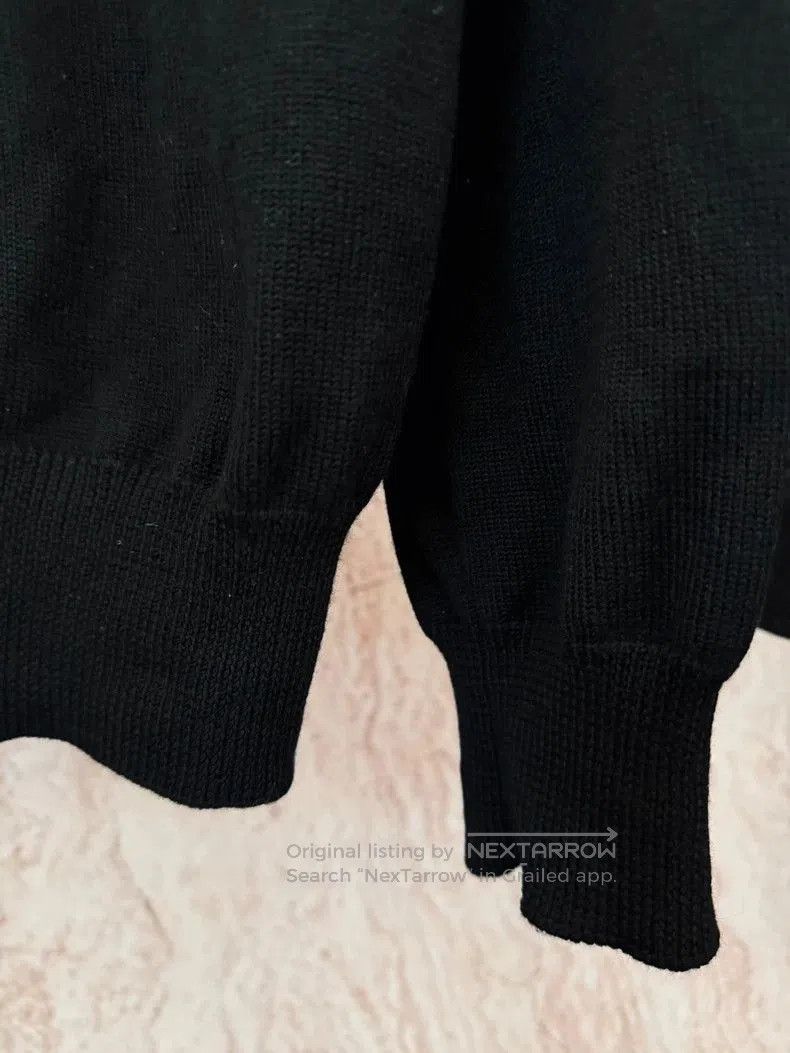 Saint Laurent Paris Saint Laurent 100% Wool Black Sweater. Size US S / EU 44-46 / 1 - 2 Thumbnail