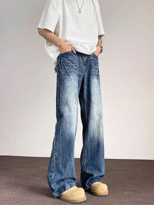 Japanese Brand Hadate x Arai Blue High Street Vintage Loose Jeans Size US 32 / EU 48 - 1 Thumbnail
