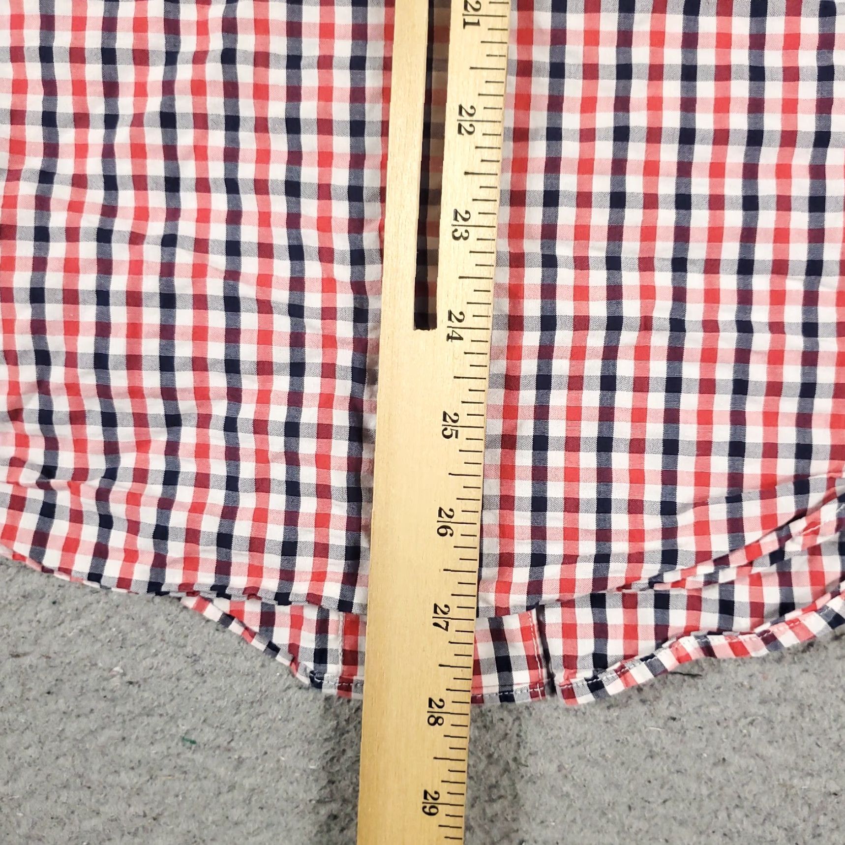 Abercrombie & Fitch Abercrombie & Fitch Men's Small Blue Red Check Casual Button-Up Shirt Long Sleeve Size US S / EU 44-46 / 1 - 5 Thumbnail