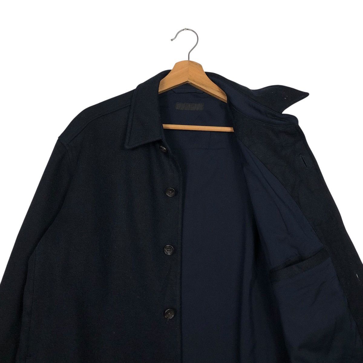 Japanese Brand Rich Blue Vintage Wool Chore Work Jacket Uniqlo Issey Miyake Size US L / EU 52-54 / 3 - 13 Thumbnail