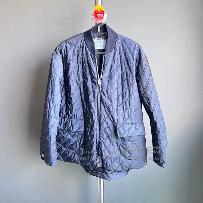 Prada Prada Blue Men's Puffer Jacket. Size US XL / EU 56 / 4 - 1 Thumbnail