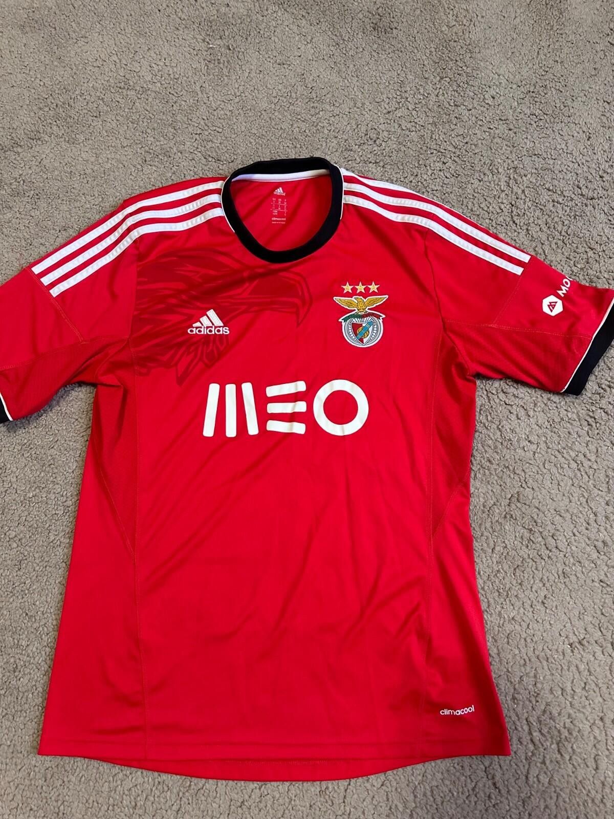 Adidas BENFICA 2013 2014 HOME FOOTBALL SHIRT SOCCER JERSEY Sz M Size US M / EU 48-50 / 2 - 3 Thumbnail