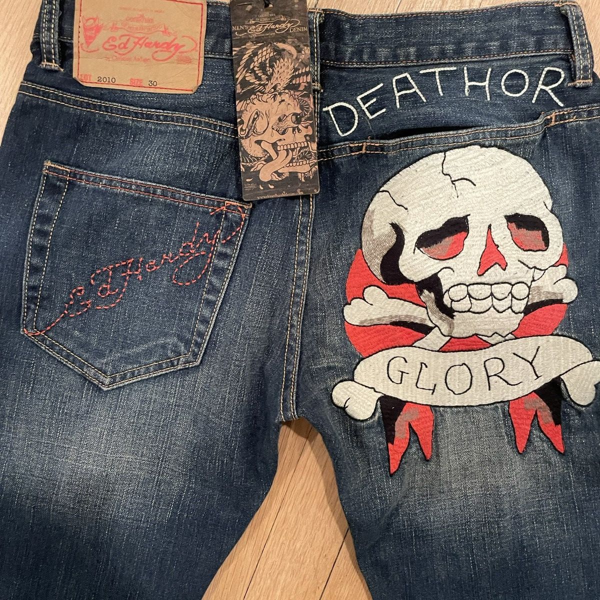 Ed hardy skull shops jeans