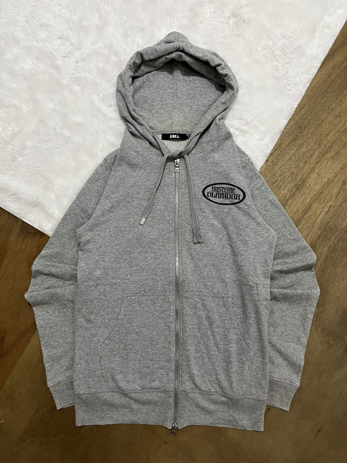 Hysteric Glamour Hysteric Glamour "Art Nouveau Girl" Graphic Zip-Up Hoodie Size US XS / EU 42 / 0 - 1 Thumbnail