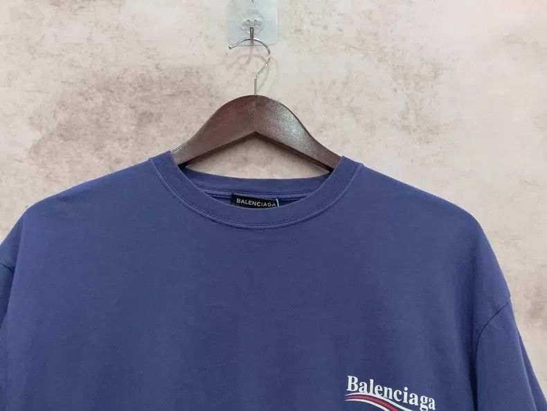 Balenciaga Balenciaga Coke Short Sleeve T-Shirt Dark Blue Size US XS / EU 42 / 0 - 6 Thumbnail
