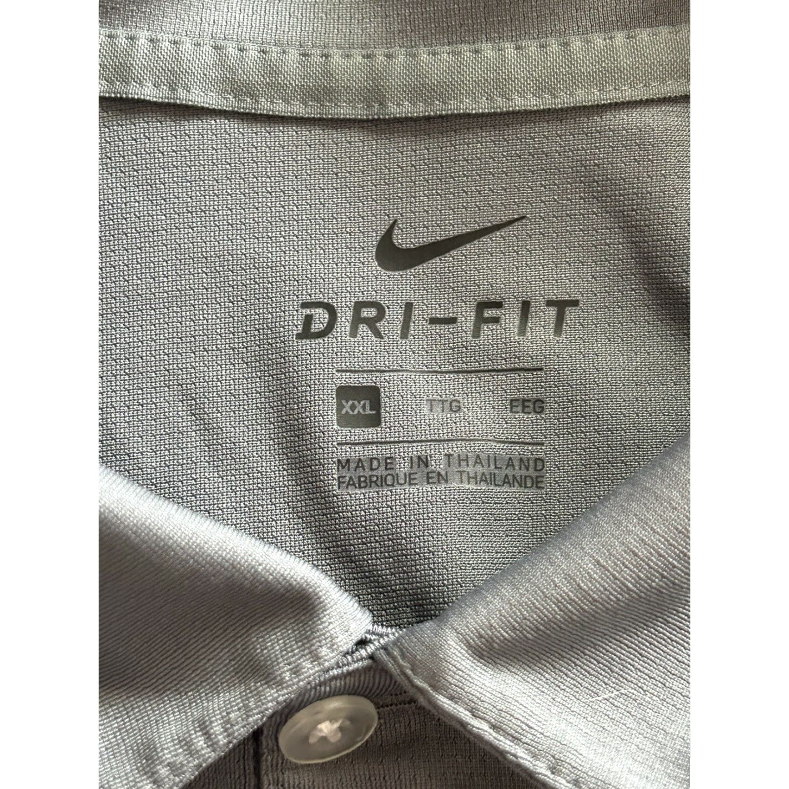 Nike Nike Golf Polo Shirt Mens Gray Short Sleeve 2XL XXL Golf Shirt Polo Size US XXL / EU 58 / 5 - 5 Thumbnail