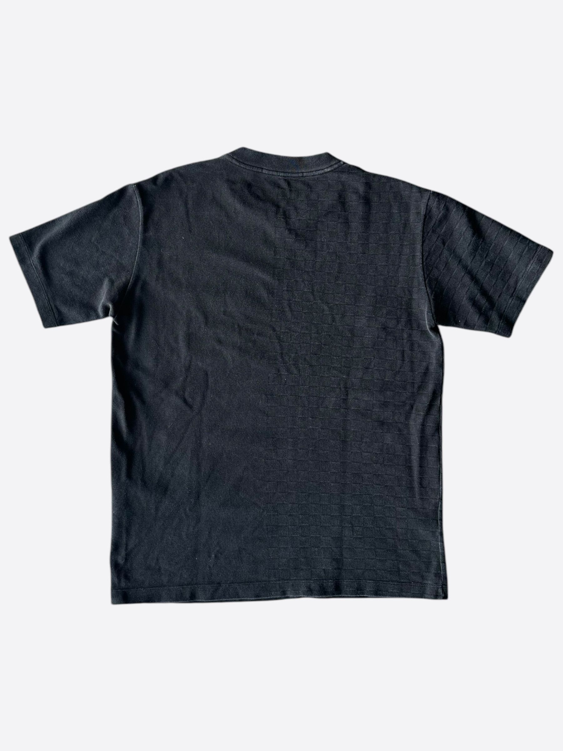 Louis Vuitton Louis Vuitton Black Half Damier Pocket T-Shirt Size US M / EU 48-50 / 2 - 2 Thumbnail