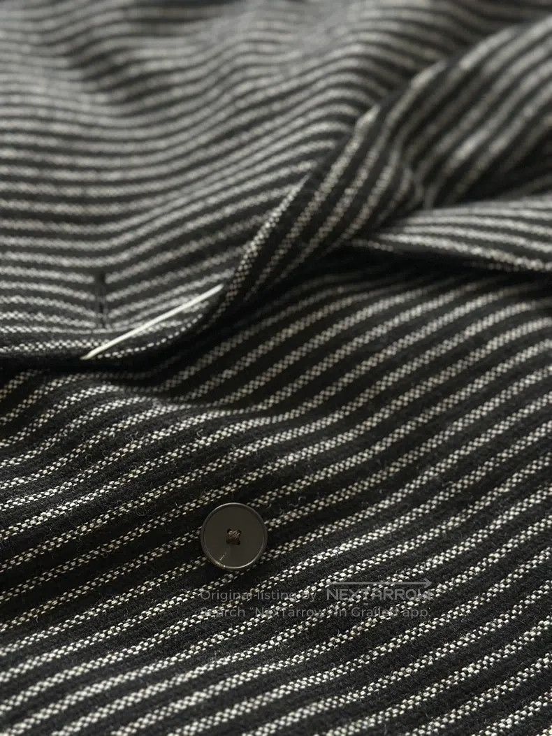 Haider Ackermann Haider Ackermann Striped Wool Coat Size XXS / US 00 / IT 34 - 4 Thumbnail