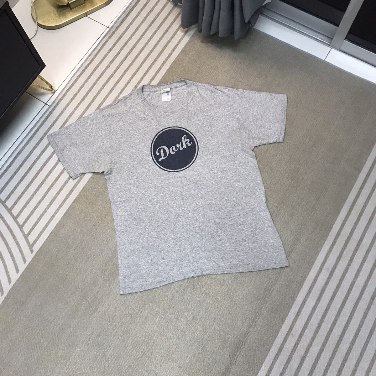 VINTAGE DORK SKATEBOARDS CENTER BOX RARE TEE