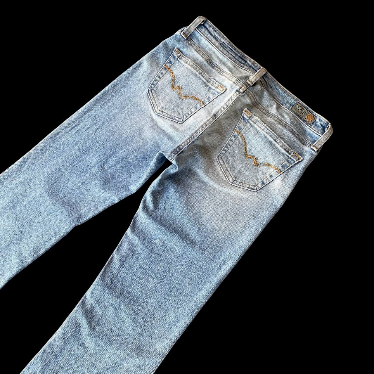 AG Adriano Goldschmied FLARE W25X33.5" ADRIANO GOLDSCHMIED LIGHTWASH FADED BLUE Size 25" / US 0 / IT 36 - 13 Thumbnail