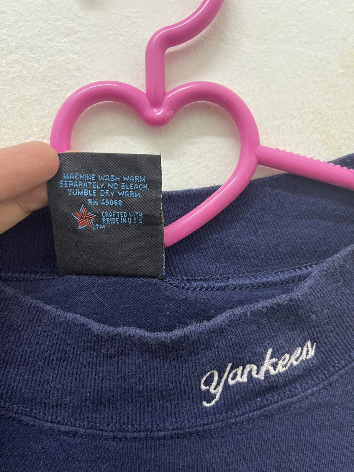New York Yankees Rare Vintage YANKEES Made in USA Turtle Neck Size US S / EU 44-46 / 1 - 4 Thumbnail