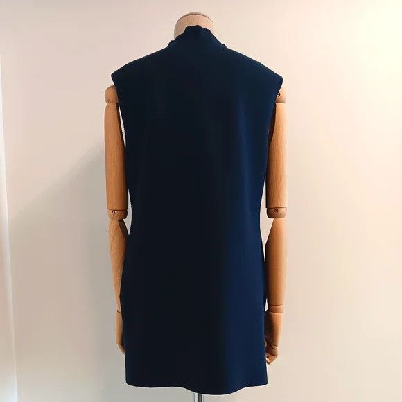 Lafayette 148 LAFAYETTE 148 Responsible Matte Crepe Mockneck Tunic-Lido Bl Size L / US 10 / IT 46 - 5 Thumbnail
