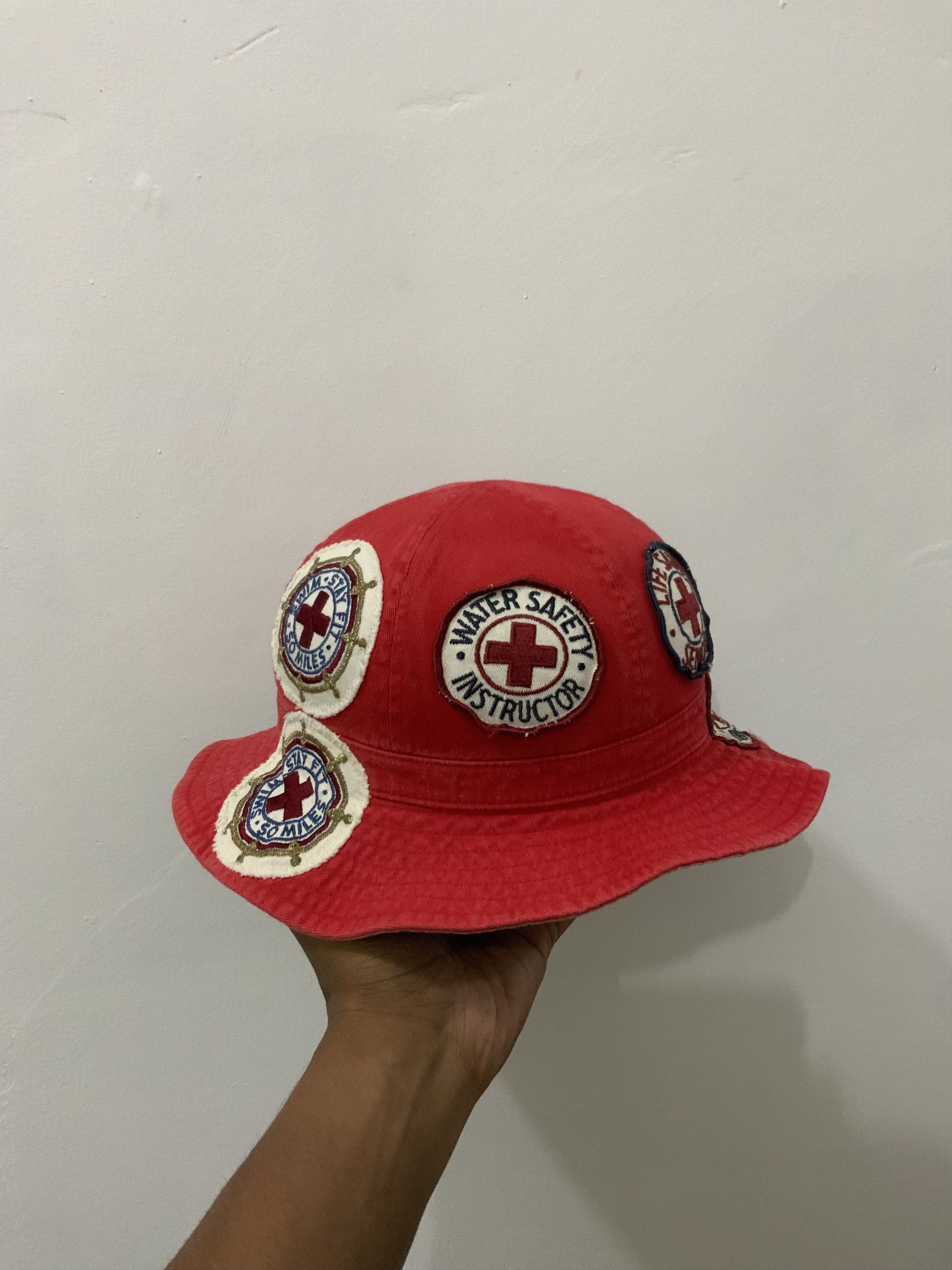 Japanese Brand Fun Duty Patch Bucket Hat Size ONE SIZE - 1 Thumbnail