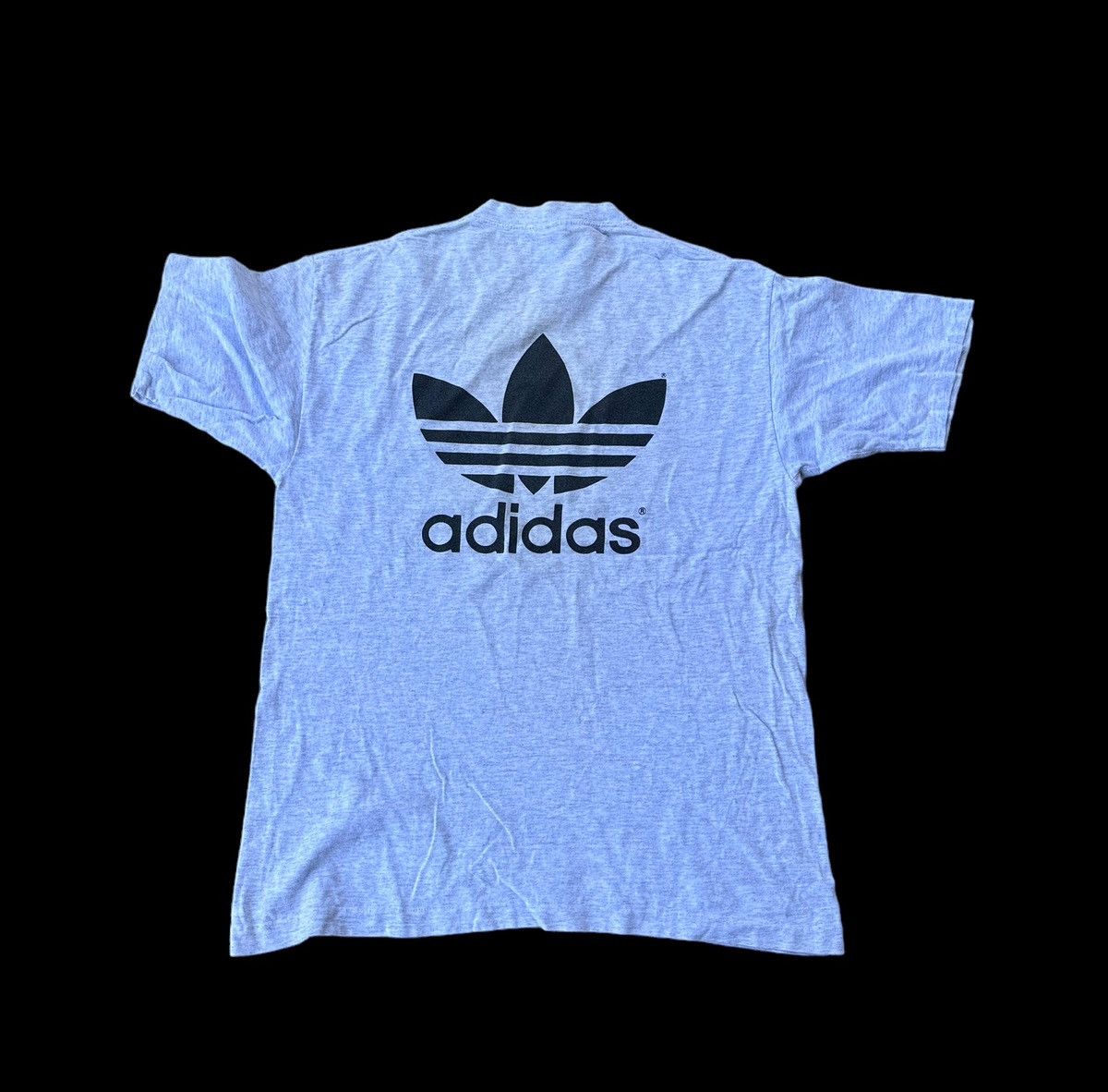 Vintage Vintage 90s Adidas mirror printed tshirt Size US L / EU 52-54 / 3 - 4 Thumbnail