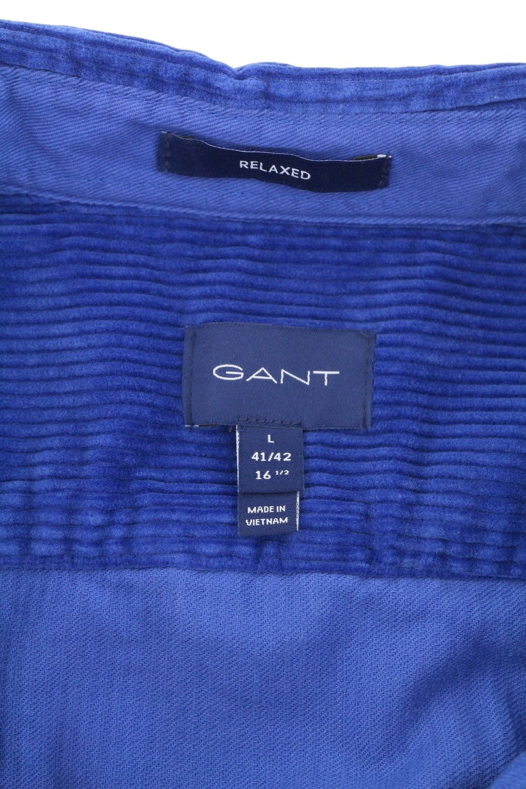 Gant REL CHUNKY CORDUROY TOWN L College Blue Patch 87527 Size US L / EU 52-54 / 3 - 6 Thumbnail