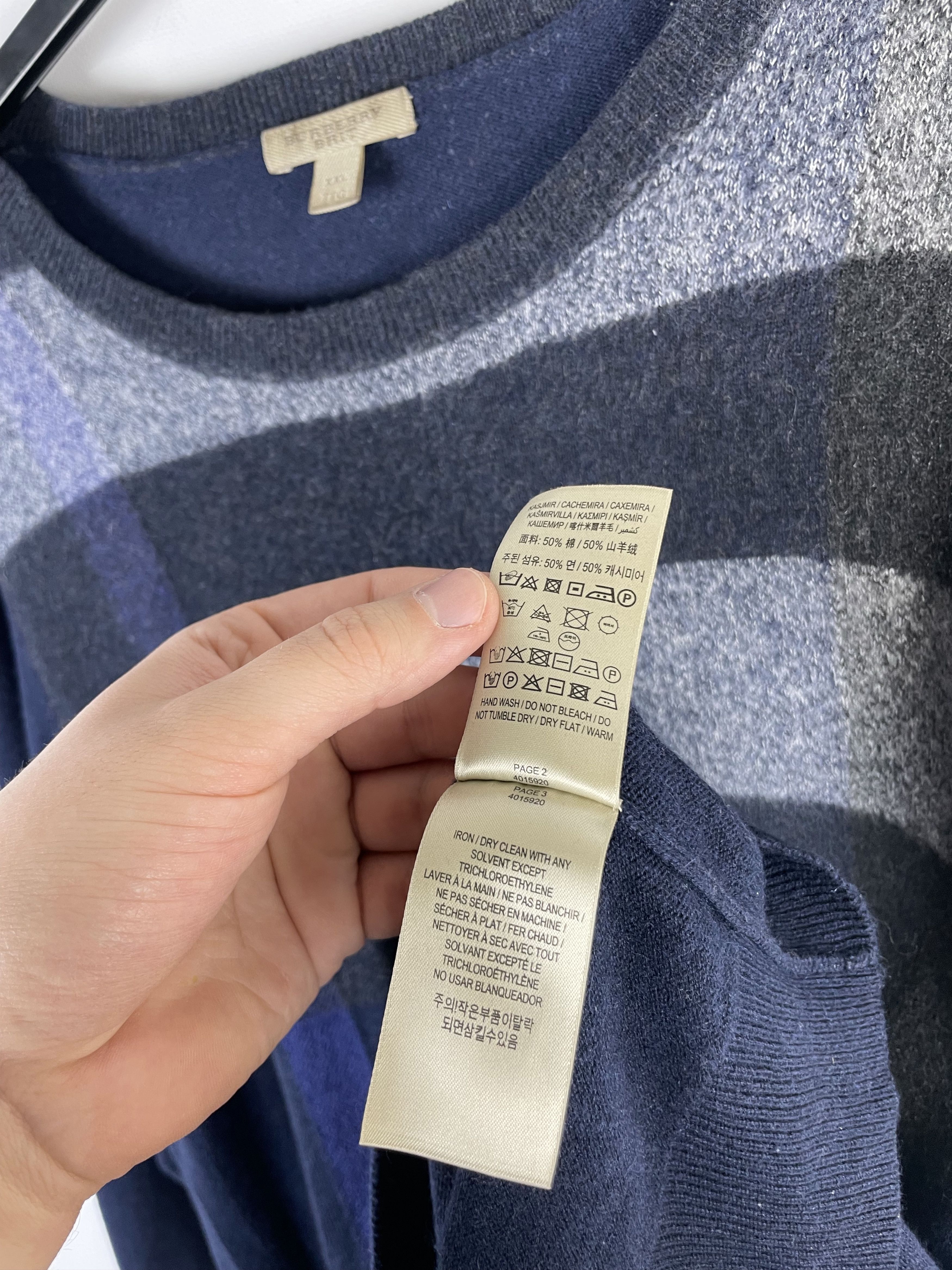 Burberry Burberry Brit Sweater Mens Size US XXL / EU 58 / 5 - 7 Thumbnail