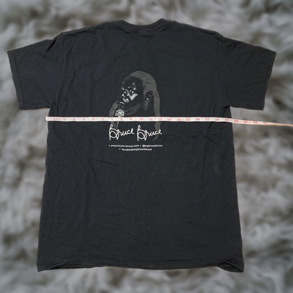VINTAGE Bruce Bruce Shirt Classic The Bishop Of Comedy T-Shirt Gildan Black XL 60s 70s 80s