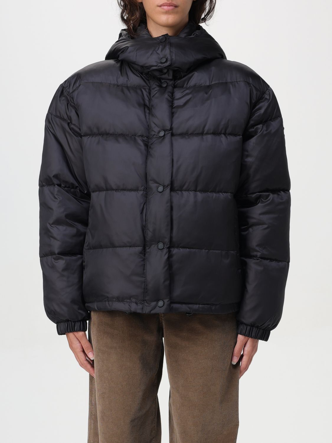 Pinko o1s22i1n0824 Hooded Down Jacket in Black Size M / US 6-8 / IT 42-44 - 1 Thumbnail