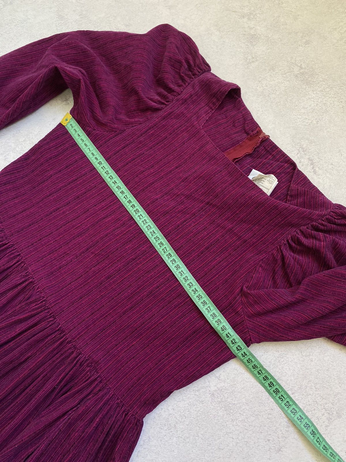 Laura Ashley Vintage 80s Laura Ashley Pink/Purple Belted Midi Dress Size M / US 6-8 / IT 42-44 - 20 Thumbnail