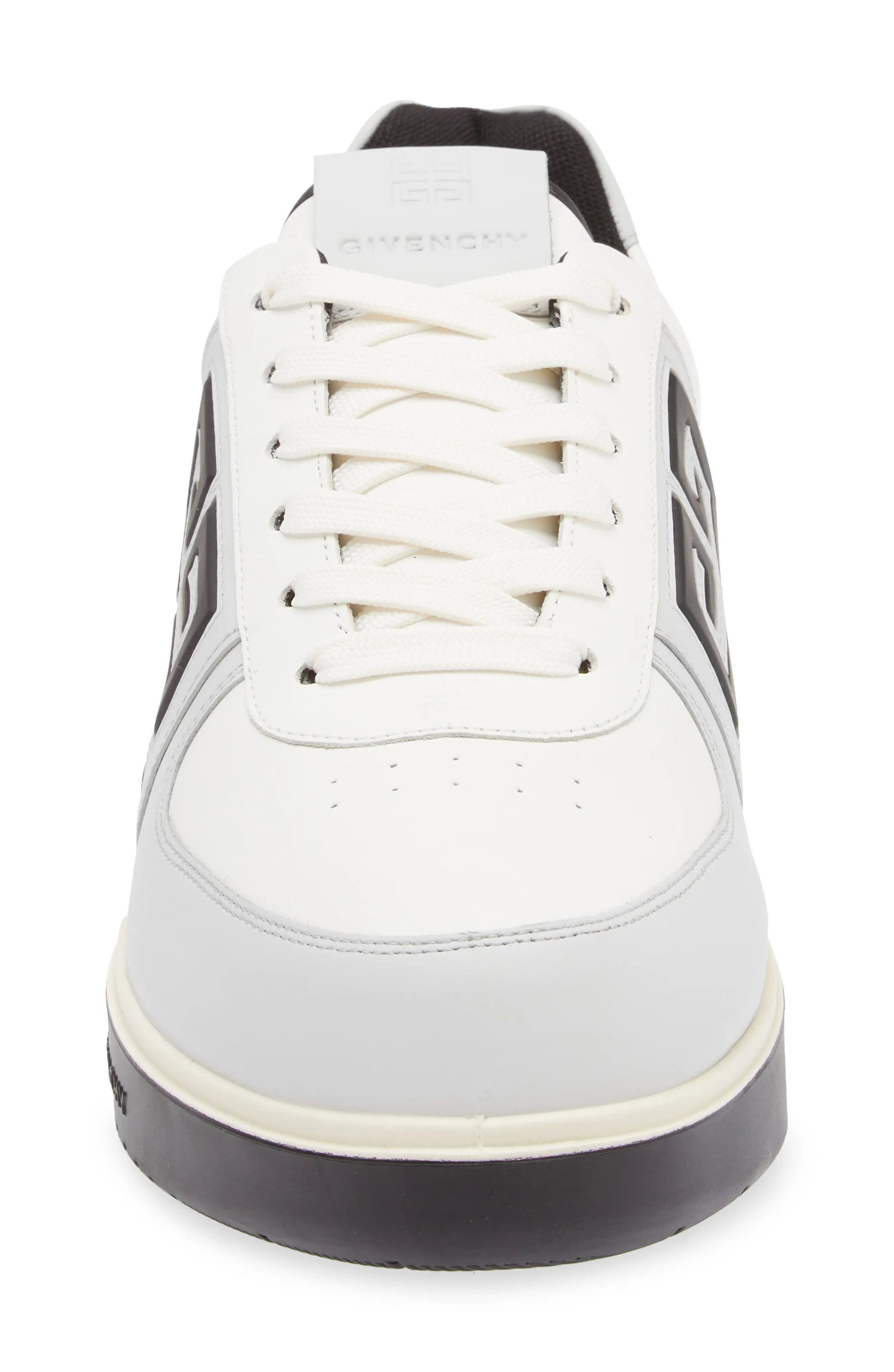 Givenchy o1w1db10325 G4 Low Top Leather Sneaker in Grey/Black Size US 11 / EU 44 - 5 Thumbnail