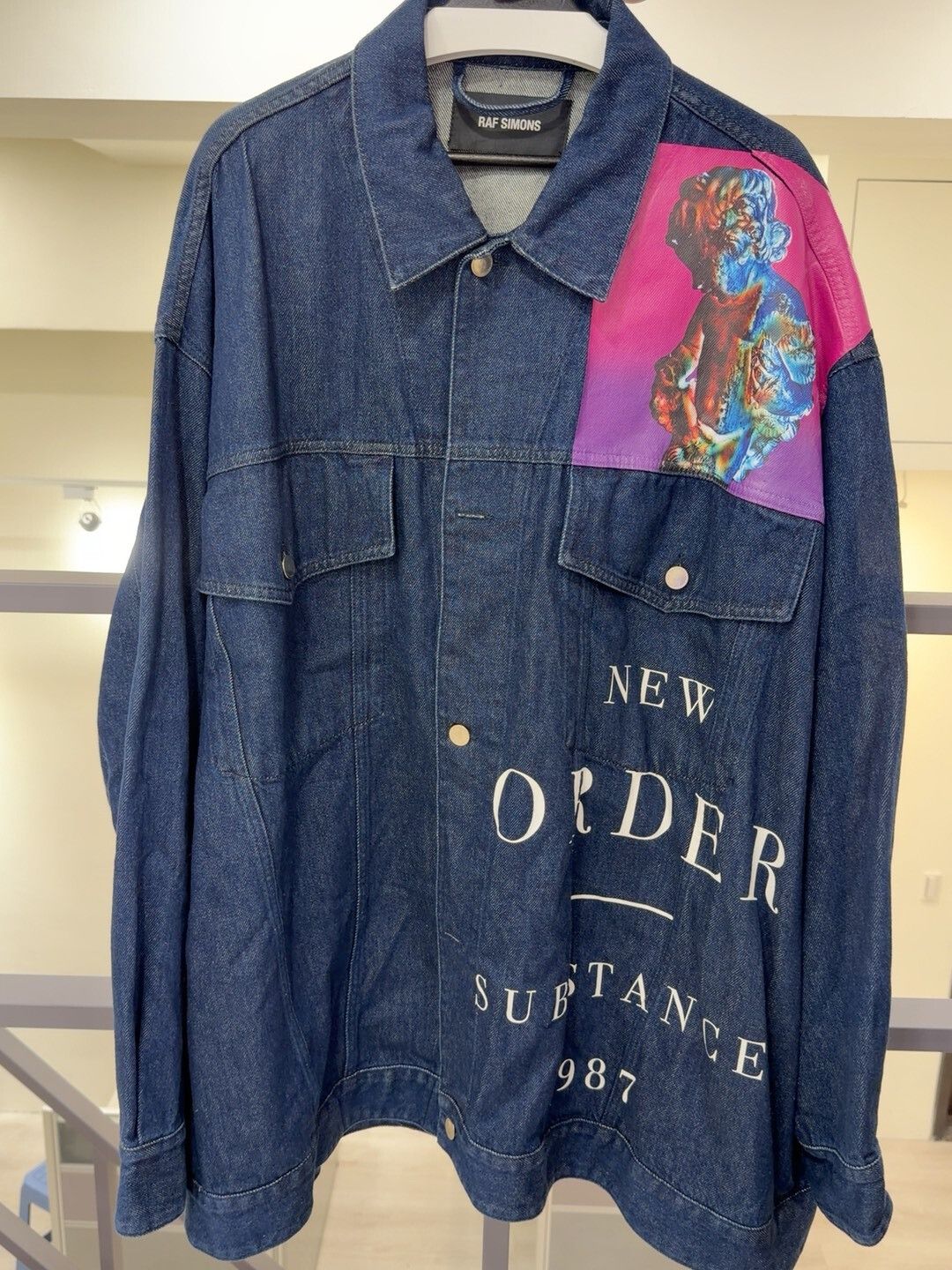 Raf Simons Raf Simons Oversized Denim Jacket Size US S / EU 44-46 / 1 - 1 Thumbnail