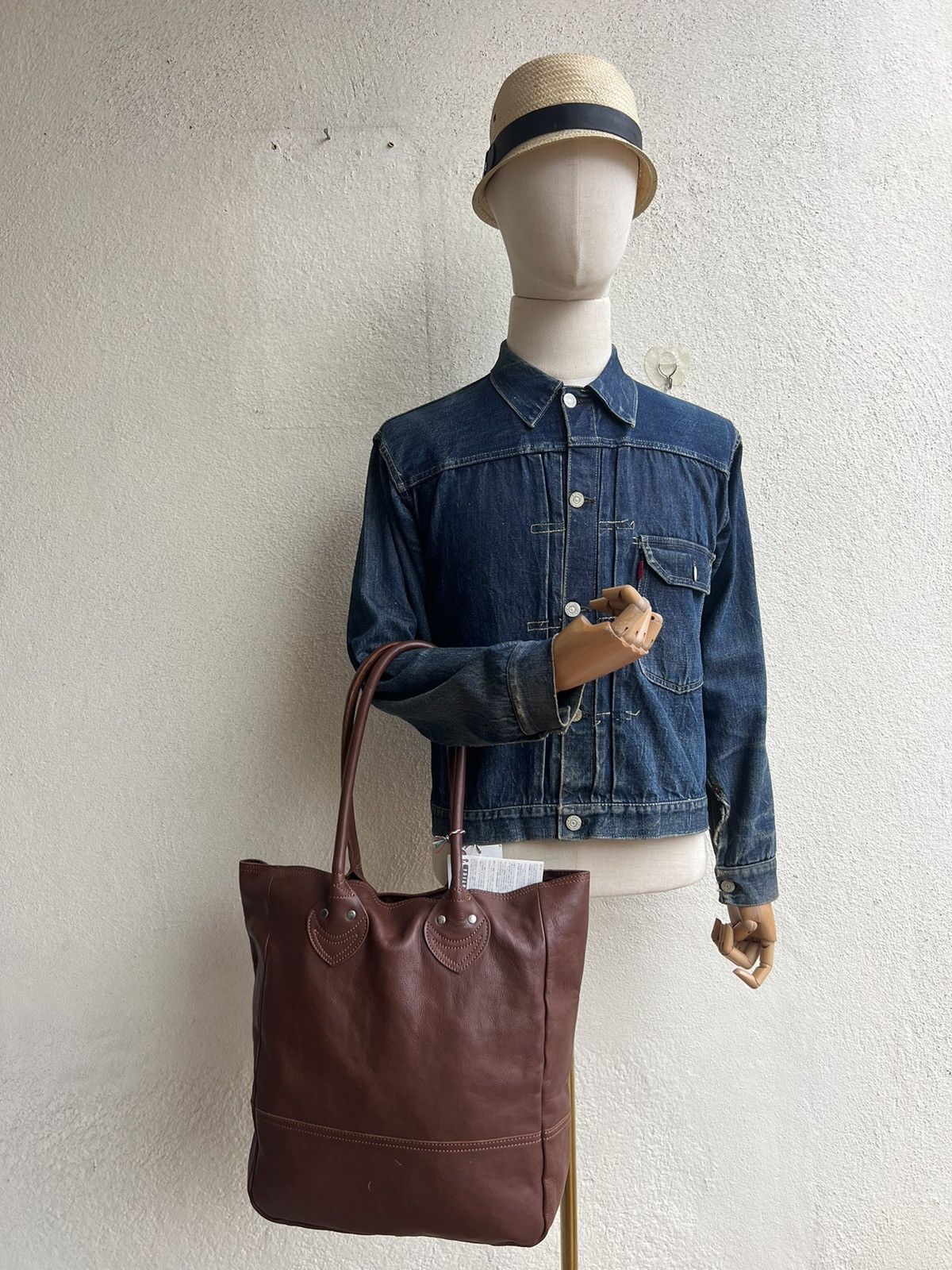 Leather R. Newbold Cowhide Leather Tote Bag Size ONE SIZE - 2 Thumbnail