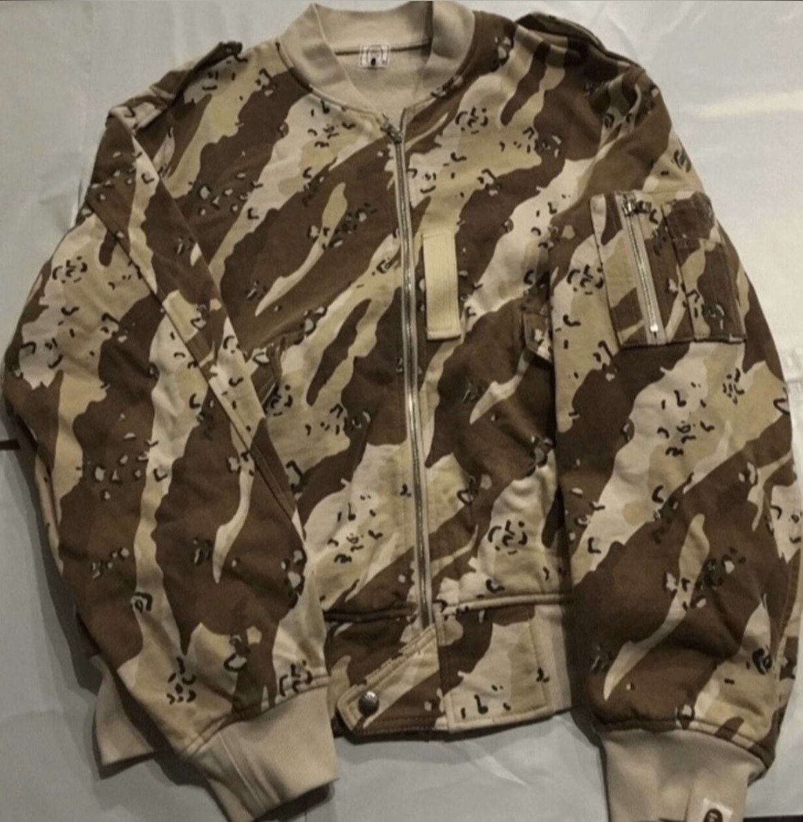 Bape Bape camo varsity bomber jacket coat Size US M / EU 48-50 / 2 - 1 Thumbnail