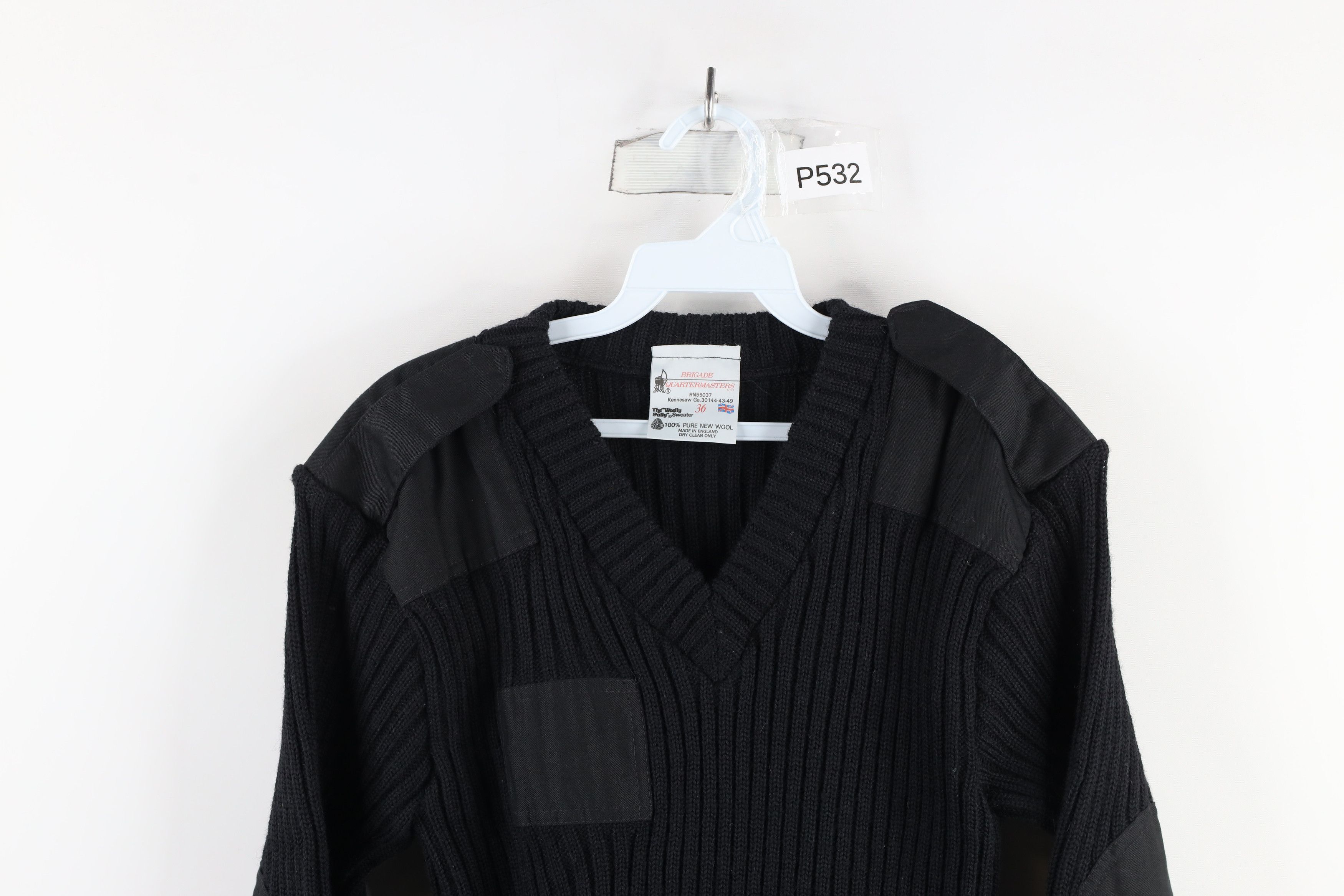 Vintage Vintage 90s Streetwear Ribbed Knit Military Commando Sweater Size US S / EU 44-46 / 1 - 2 Thumbnail
