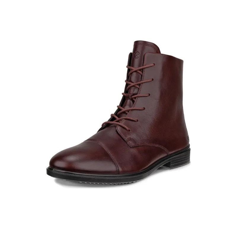 Ecco ECCO WOMEN'S 35 ANDORRA MAROON TOUCH 15 LACE CHUKKA BOOTS Size US 4.5 / IT 34.5 - 1 Thumbnail