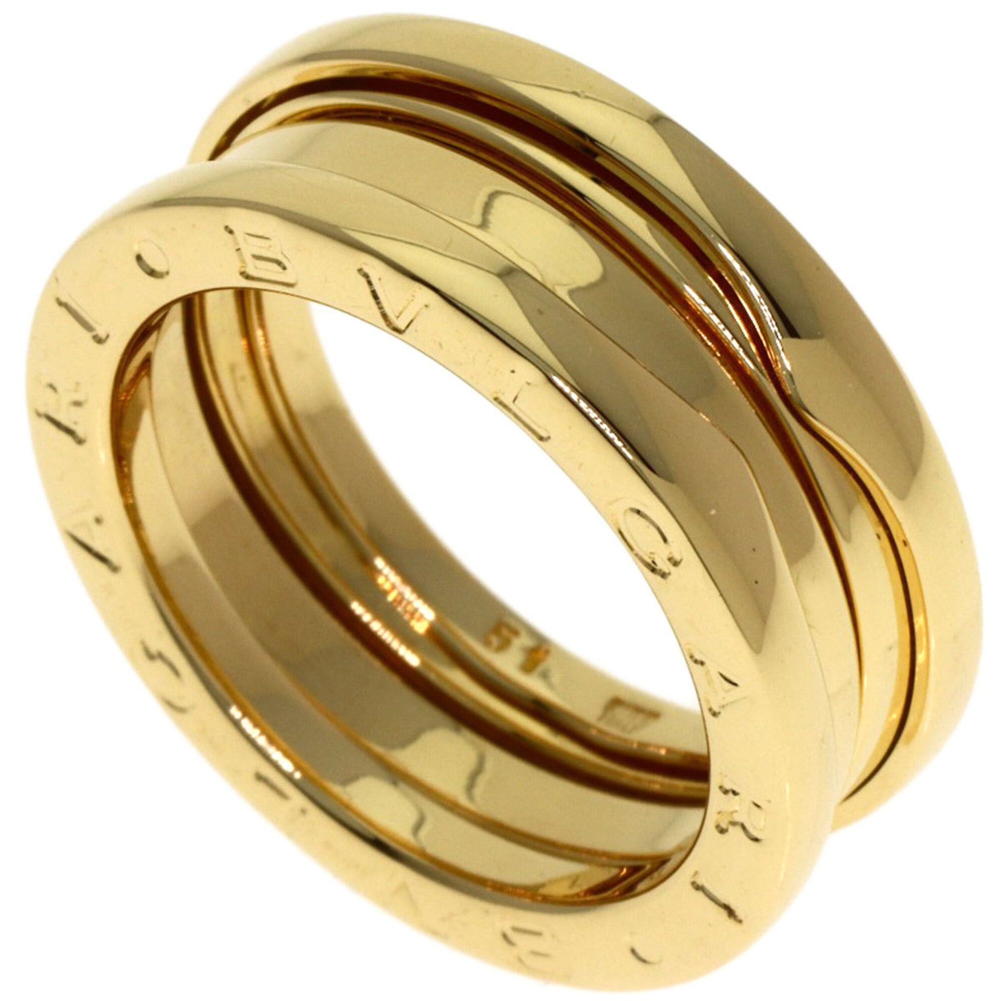 Bvlgari BVLGARI B-zero1 2-band ring #51, 18K yellow gold, women's. Size ONE SIZE - 1 Thumbnail