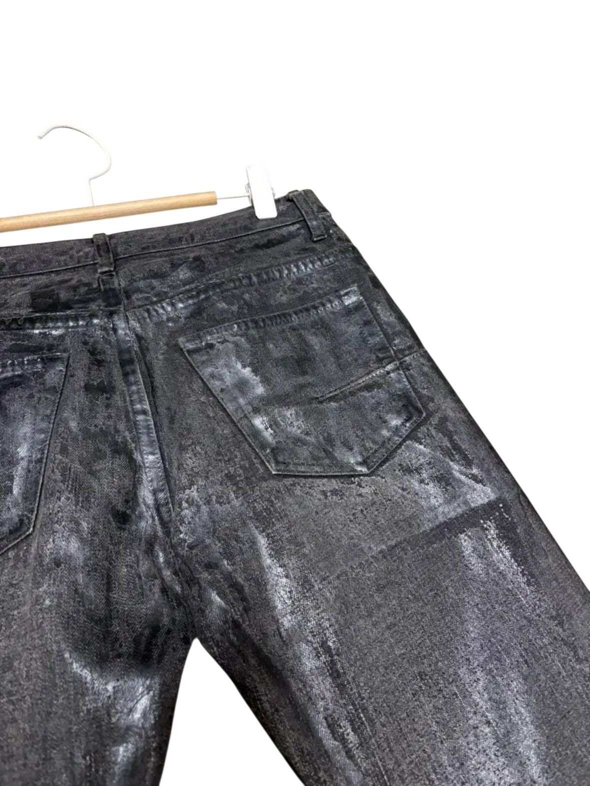 Dior *rare* Dior Homme Hedi Slimane Wax Coated Jean Size US 27 - 4 Thumbnail