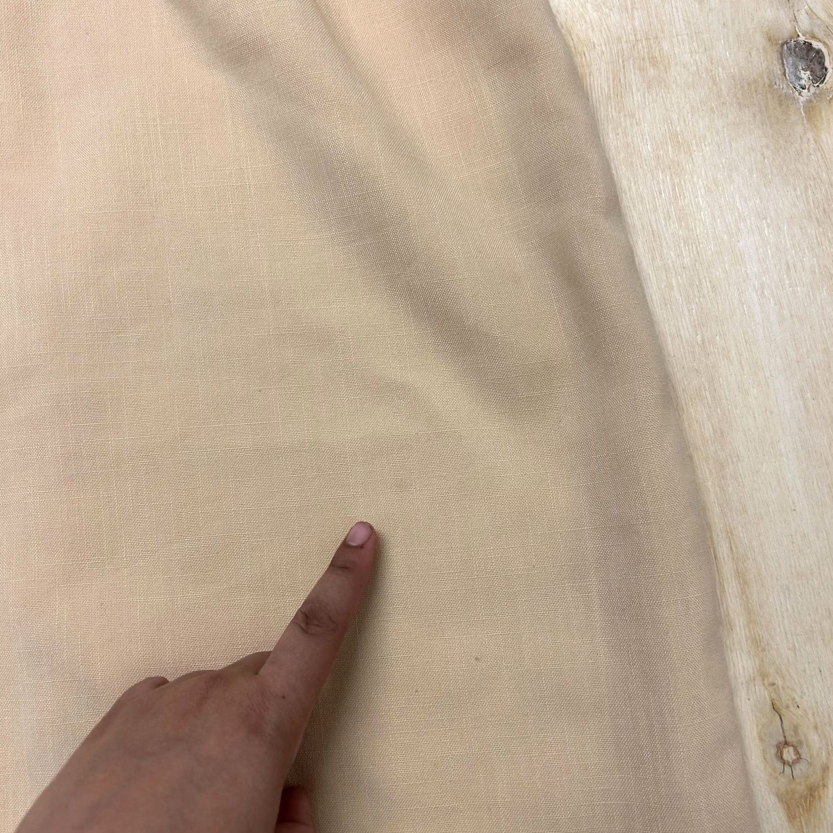 Vintage VINTAGE Isaac Hazan Skirt Womens 16 Beige Solid Pencil Knee Length Lined Work Size 38" / US 16 / IT 52 - 2 Thumbnail
