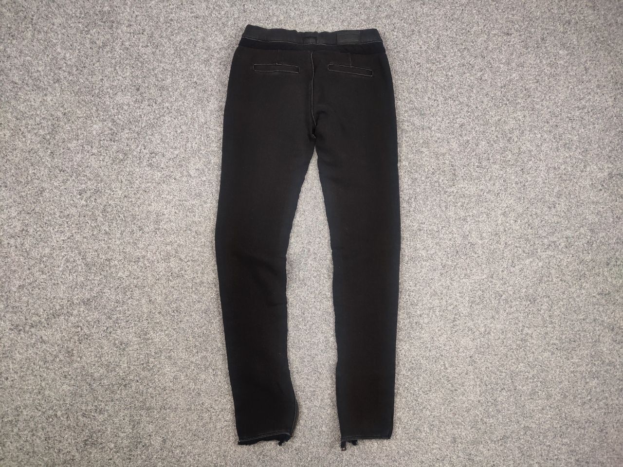 Vintage Road To Awe R+A Design Avant Garde Black Skinny Zip Pants Size 30" / US 8 / IT 44 - 8 Thumbnail