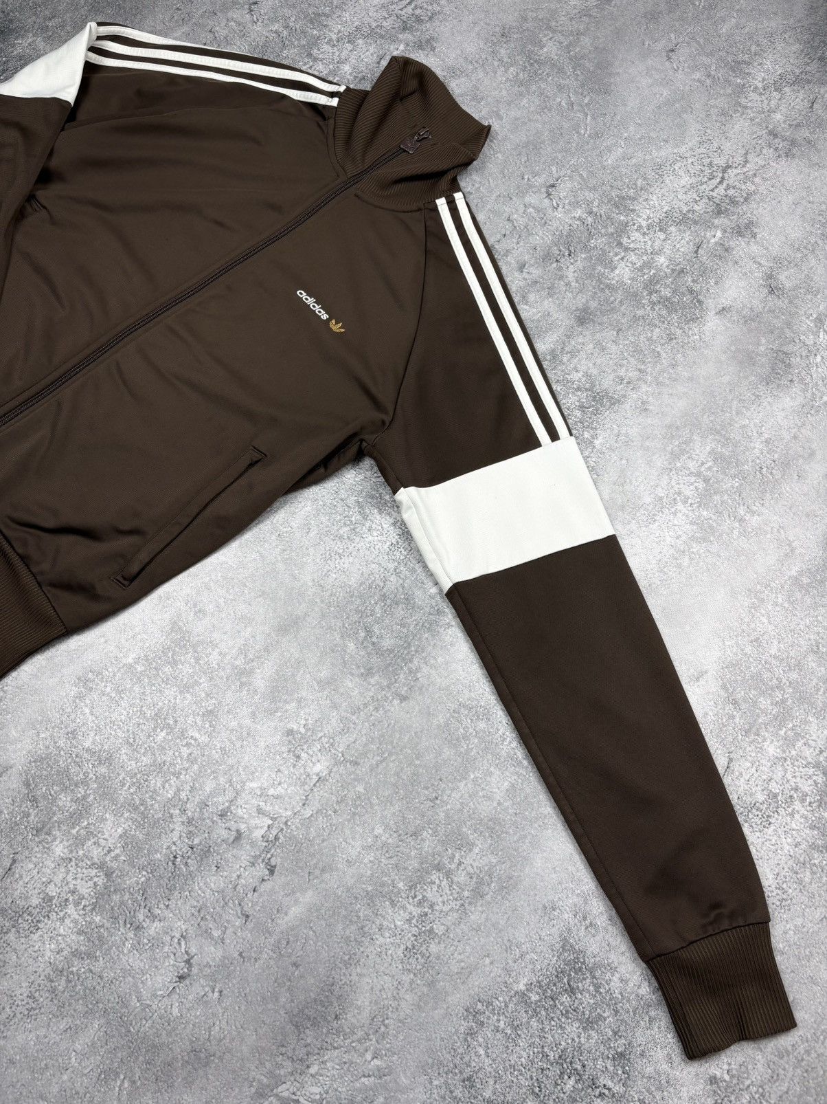 Adidas Vintage Adidas Y2K brown retro sport jacket hoodie Size US M / EU 48-50 / 2 - 2 Thumbnail
