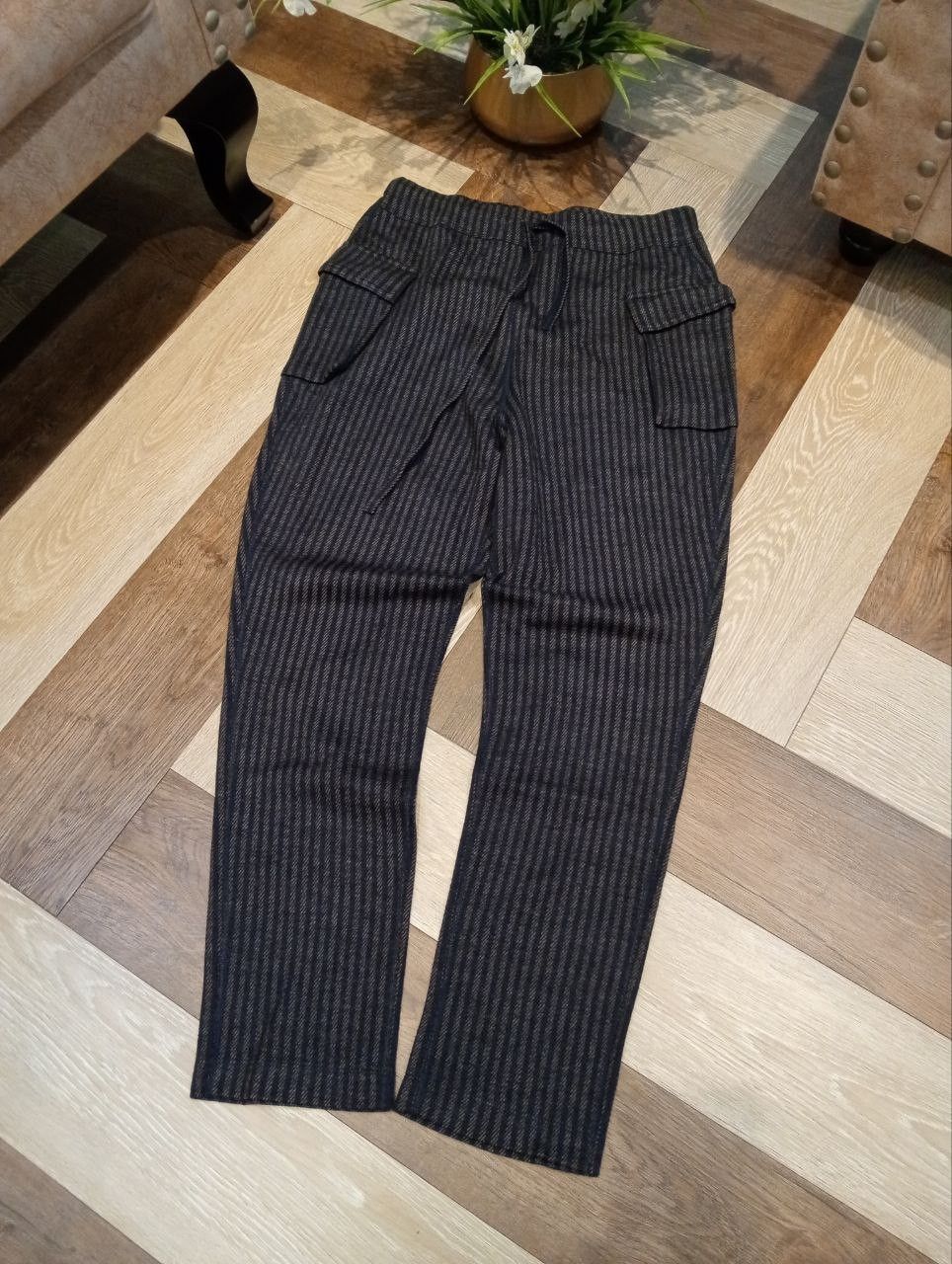 45rpm 45RPM JAPAN STRIPED WOOL SWEATPANTS Size US 29 - 2 Thumbnail