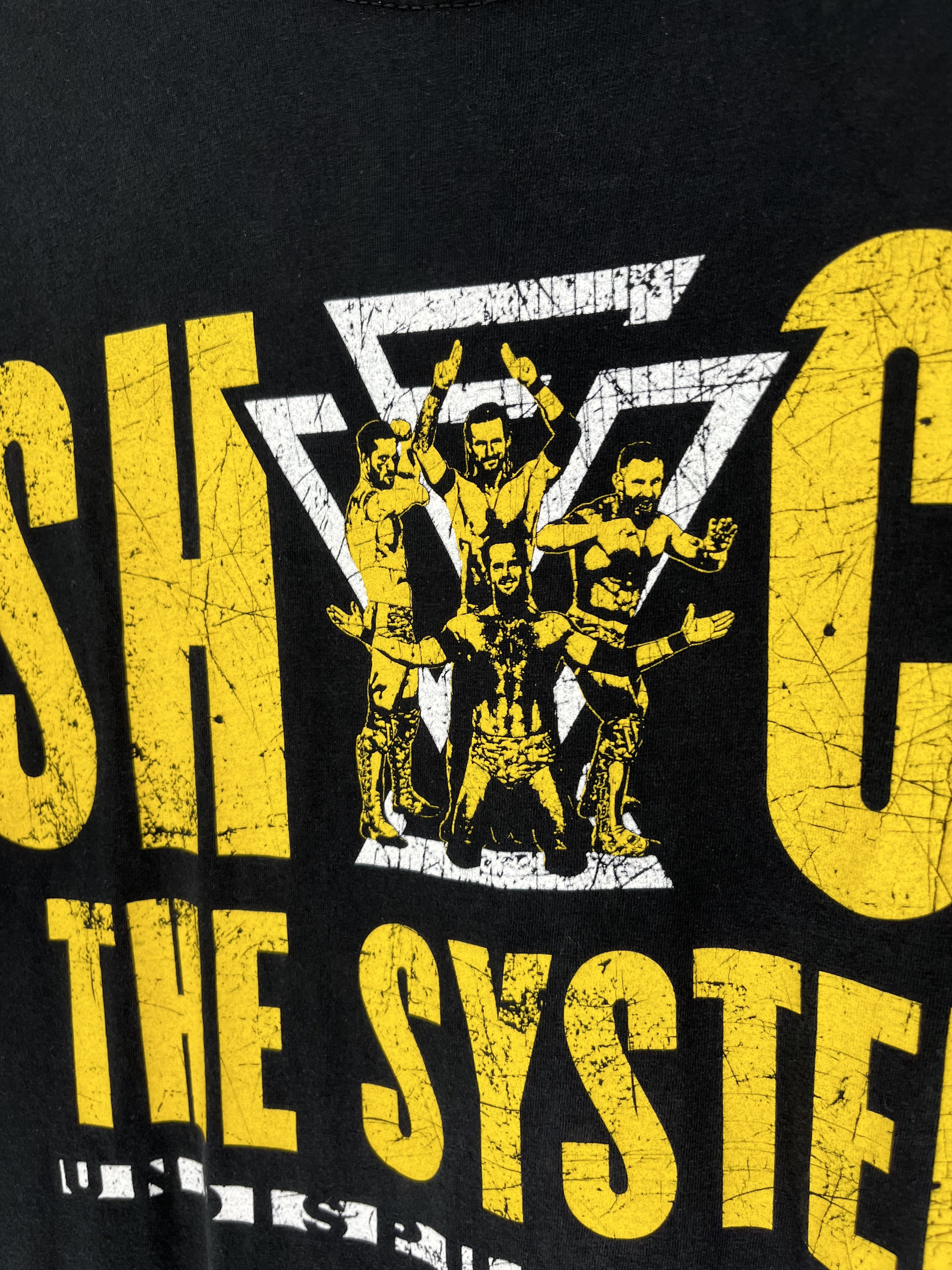 Vintage WWE NXT Undisputed Era Shock the System Wrestling T-Shirt Size US XXL / EU 58 / 5 - 5 Thumbnail
